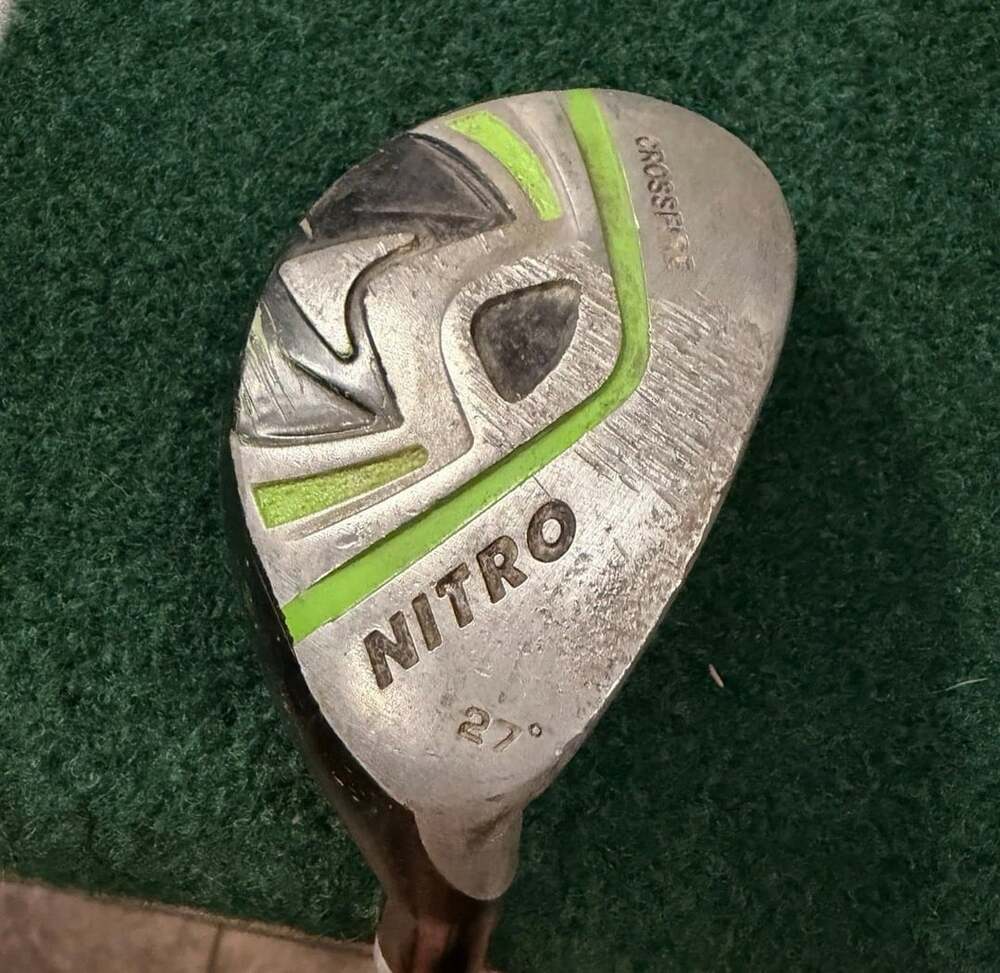 Nitro Crossfire 27 Degree Hybrid Golf Club Junior Flex